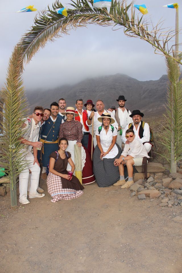 Entrevistas de Tamariche en las FIestas de San Juan en Cofete