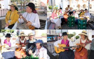 Tamariche Día de Canarias Parranda Femenina el Kiosko la Iglesia