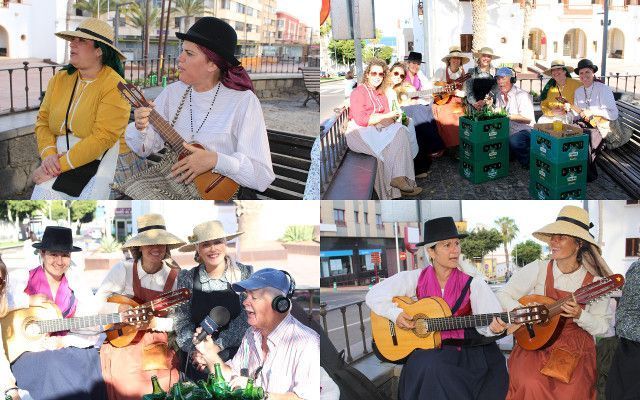 Tamariche Día de Canarias Parranda Femenina el Kiosko la Iglesia