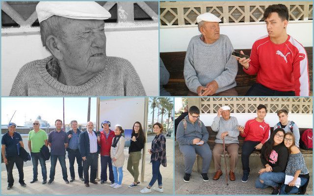 Profesores de la Universidad de La Laguna y alumnos del I.E.S Puerto del Rosario