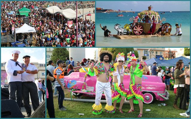 Entrevista a varios participantes en los Achipencos en el Carnaval de Puerto del Rosario