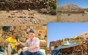 Huelga de Hambre "SOS" No Romper la Montaña de Tindaya