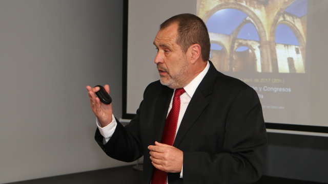 Catedrático Francisco Galante de la Universidad de La Laguna y de Lovaina